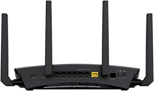 NETGEAR Nighthawk X10 AD7200 802.11ac/ad Quad-Stream WiFi Router, 1.7GHz Quad-core Processor, Plex Media Server, Compatible with Amazon Alexa (R9000) (Renewed)