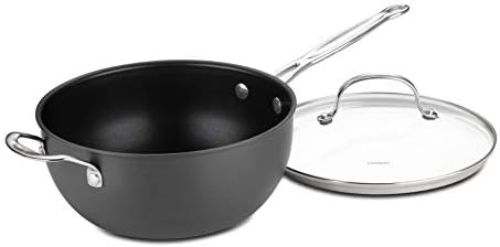 Cuisinart Chef's Classic Nonstick Hard-Anodized 4-Quart Chef's Pan with Helper Handle and Glass Cover