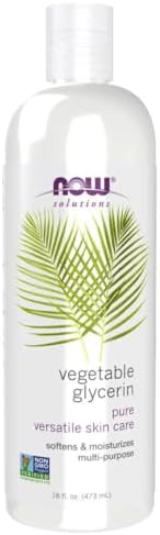 NOW Foods Solutions, Vegetable Glycerin, 100% Pure, Versatile Skin Care, Softening and Moisturizing, 16-Ounce