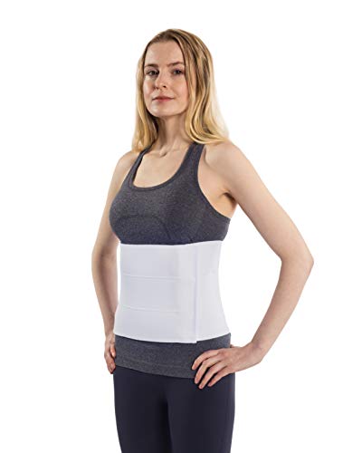 NYOrtho Postpartum Belly Binder, Abdominal Binder for Women, C-Section Recovery, Tummy Tuck Support, Belly Wrap for Postpartum, Swelling & Healing - Breathable, Latex-Free - X-Large 75"-90"