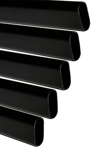 Oval Closet Rod - 94" - Black - 5 Pack
