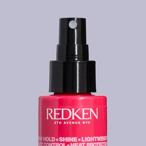 Redken Thermal Spray 22 High Hold - Thermal Heat Protectant and Setting Mist, For Curling and Flat Irons, Lasting Frizz Control & Protects Against Heat Damage