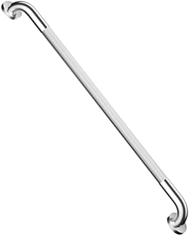 32 Inch Anti Slip Shower Grab Bar, Munzong Stainless Steel Bathroom Grab Bar, Satin Brushed Nickel Knurled Bathroom Balance Bar,Safety Hand Rail Support Handicap Elderly Senior Assist Bath Handle