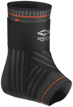 Shock Doctor Ultra Knit Ankle Brace W/Figure 6 Strap & Stays