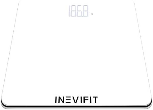 INEVIFIT Bathroom Scale, Highly Accurate Digital Bathroom Body Scale, Precisely Measures Weight up to 400 lbs