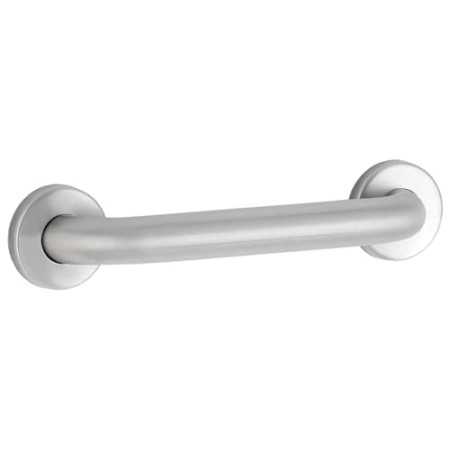 BOBRICK 5806X18 Stainless Steel Straight Grab Bar with Satin-Finish, 18" (455mm) Length, 1-1/4″ (32mm) Diameter