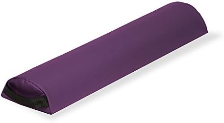 EARTHLITE Bolster Pillow Half Round – Durable Massage Bolster, 100% PU Upholstery incl. Strap Handle/Professional Quality for Massage Tables/Back Pain Relief