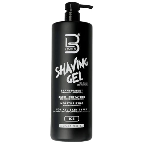 Level 3 Shaving Gel - Straight Razor Shave Gel - Non-Irritating - Refreshing Smell L3 - No Hot Towel Necessary - Level Three Razor Gel