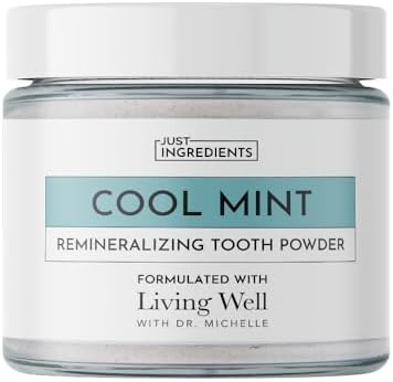 Remineralizing Tooth Powder – Fluoride-Free Natural Oral Care – Gently Cleans & Whitens – Supports Strong Teeth & Fresh Breath – Vegan, Non-GMO, Made with Clean Ingredients (Regular, REMINERALIZING)
