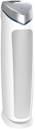GermGuardian Air Purifier with Genuine HEPA 13 Pet Pure Filter, Removes 99.97% of Pollutants, Covers Large Rooms up to 915 Sq. ft. in 1 Hour, UV-C Light Helps Reduce Germs, 28", White, AC5250WPT
