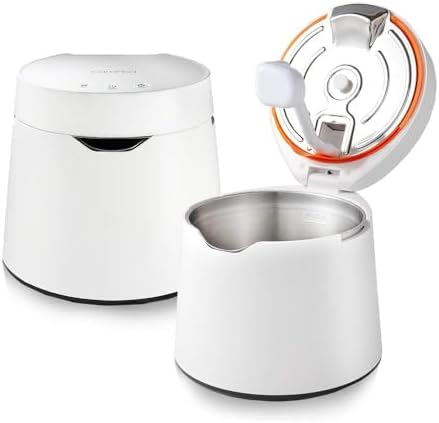Carepod One Stainless Steel Humidifier for Large Room, Quiet & Safe for Baby, Only 3 Washable Parts & Easy to Clean, Ultrasonic Cool Mist Humidifiers for Bedroom, Filter-Free, Lasts 30Hrs (1Gal/4L)