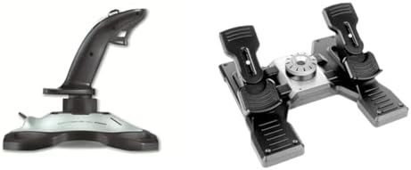 Extreme 3D Pro USB Joystick + Pro Flight Rudder Pedals Bundle