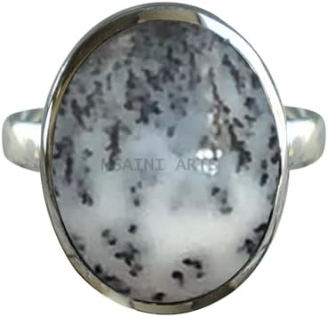 Solid 925 Sterling Silver Ring for Women & Men, Amethyst Ring Gemstone Unique Handcrafted Ring (US Size 5)