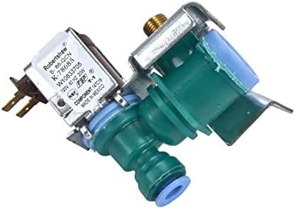 Whirlpool W10865826 Genuine OEM Refrigerator Water Inlet Valve Replacement Part - Replaces W10872966, WPW10394076, W10726788, and more