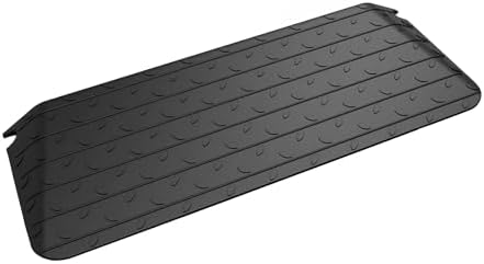 BESEA 2.5 inch Rise Rubber Threshold Ramp Anti-Slip Wheelchair Ramp for Home Doorways 3.6 Feet Long 2200lbs Load Capacity(Anti-Slip)
