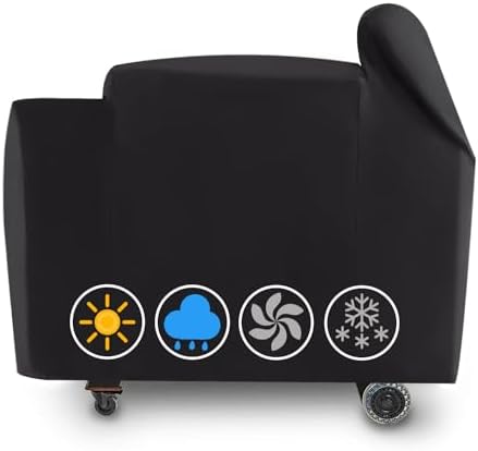 ZBXFCSH Heavy-Duty Grill Cover Compatible with Pit Boss Austin XL/PB Rancher XL 1000/PB1100/PB1100 Pro /PB1150/PB1500 Series, Z Grill 1000 Series Wood Pellet Grills, 600D