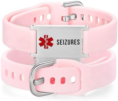 LinnaLove Medical Alert Bracelets Cartoon Emergency ID bracelets with Engraved