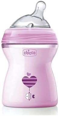 Natural Feeling Chicco Baby Bottle 250ml 2Mesi + Bimba