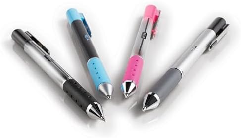 TUL WHJJK Retractable Gel Pens, Bullet Point, 0.7 mm, Gray Barrel, Assorted Standard and Bright Ink Colors, Pack of 14, SG_B01NBW93N6_US