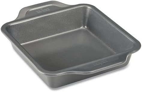 All-Clad Pro-Release Nonstick Square Baking Pan 8x8 Inch Oven Safe 450F Half Sheet, Cookie Sheet, Muffin Pan, Cooling & Baking Rack, Round Cake Pan, Loaf Pan, Baking Pan Grey