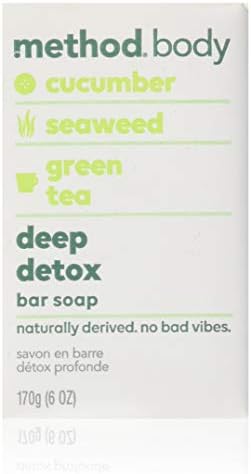 Method Woman's Bar Soap Deep Detox, 170 GR