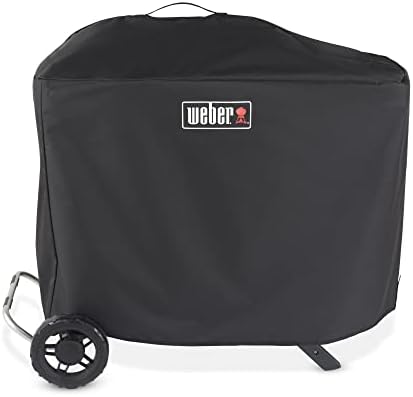 Weber Traveler Premium Grill Cover, Heavy Duty and Waterproof