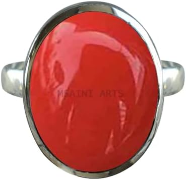 Solid 925 Sterling Silver Ring for Women & Men, Amethyst Ring Gemstone Unique Handcrafted Ring (US Size 5)