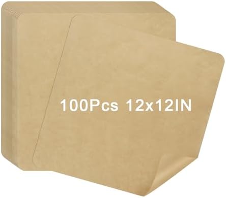 100Pcs 12-inch Air Fryer Parchment Paper Squares Baking Parchment for Cuisinart Air Fryer Cuisinart Convection Toaster Oven,