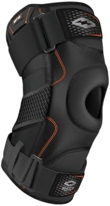 Shock Doctor Knee Brace Support, Compression Sleeve w/side Stabilizers, Patellar Support, Meniscus Injuries, Ligament Sprains, Knee Sleeve, Knee Brace for Men & Women, Running, Walking