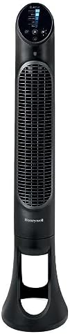 HONEYW HYF260BV2 QuietSet Oscillating Electric Tower Stand Fan (Black) (Renewed)