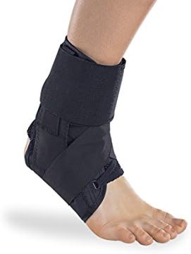 DonJoy Stabilizing Pro Ankle Support Brace, Black, XX-Small