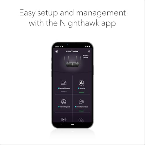 Netgear Nighthawk 5-Stream AX3600 Dual-Band WiFi 6 Router (up to 3.45Gbps) - RAX41