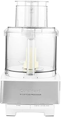 Cuisinart Food Processor 14-Cup Vegetable Chopper for Mincing, Dicing, Shredding, Puree & Kneading Dough, White Stainless, DFP-14BCWNY