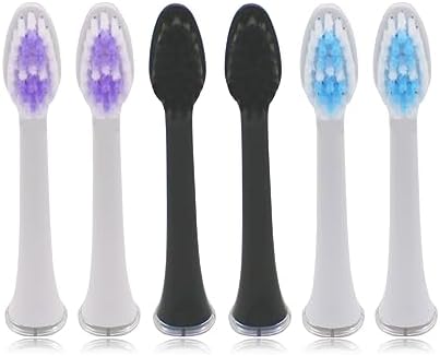 PDEEY Toothbrush Heads Replacement for Jetwave Sonic Edge Toothbrush, with Head Cover 6 PCS