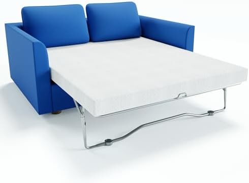 4.5 Inch Cold Gel Memory Foam Mattress Replacement for Sleeper Sofa and Couch Beds - Full Size CertiPUR-US Certified (Sofa Not Included)