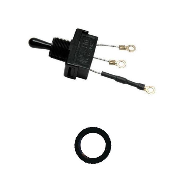 Univen Two Speed Clipper Toggle Switch and Nut Compatible with Oster Two Speed A5 and Titan Clippers 58172-005
