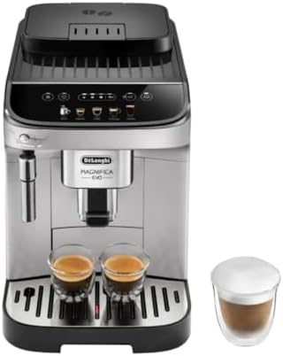 De'Longhi Magnifica Evo Espresso Machine with Manual Frother, 5 Recipes, ECAM29034SB (Renewed)