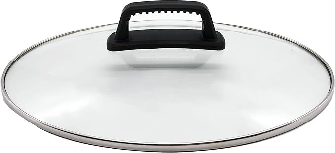 6qt Oval Glass Lid Replacement, Compatible with Hamilton Beach slow cooker Models 33665 33765 33662 33969A 33861 33261 33866