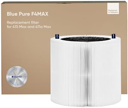 Blueair Blue Pure 411i & 411a Max Replacement Filter - F4MAX, Fits Blue Pure 411i & 411a Max Air Purifiers