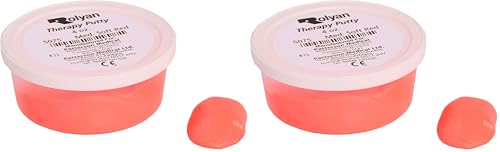 Sammons Preston Therapy Putty, Therapeutic Hand Exerciser, Theraputty for Finger and Hand Rehabilitation, Exercise Putty to Improve Hand Grip Strength, Occupational Therapy, 4 Ounce, Medium Soft, Red