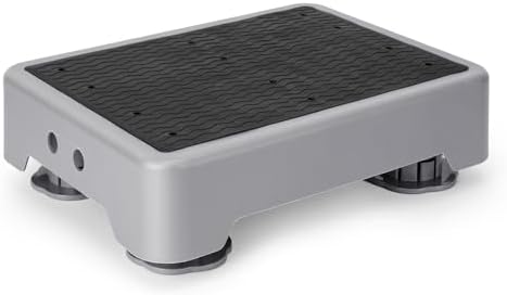 StrongTek 5.7" Adjustable Step Stool, Non-Slip One Step Platform for Adults & Seniors, Portable Mobility Aid and Stair Assist for Kitchen, Bathroom, Bedside & Outdoor