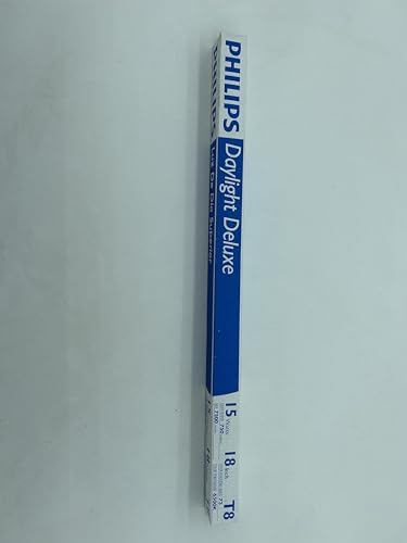 PHILIPS 546100 - F15T8/Daylight Deluxe 6/1 1 Foot Plus Straight T8 Fluorescent Tube Light Bulb