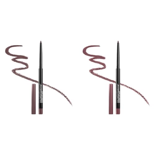 MAYBELLINE Color Sensational Shaping Lip Liner with Self-Sharpening Tip, Gone Griege & Almond Rose Shades, 2 Count