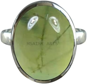 Solid 925 Sterling Silver Ring for Women & Men, Amethyst Ring Gemstone Unique Handcrafted Ring (US Size 5)