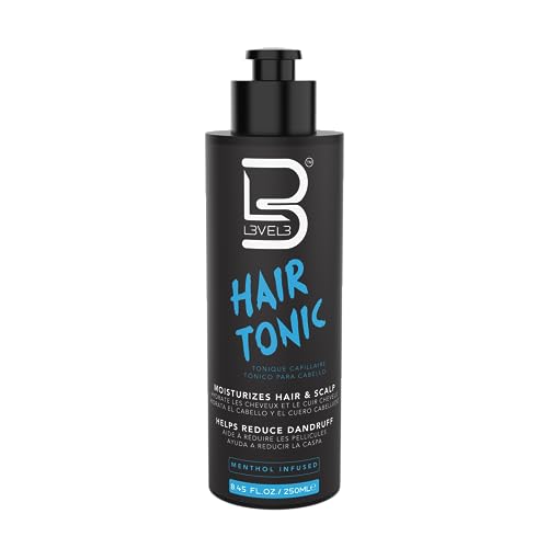 L3 Level 3 Hair Tonic - Hair Moisturizer for Women and Men - Fresh Impact for Extra Shine and Hair Volume