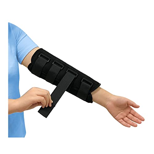 Elbow Splint Tendonitis Elbow Brace Ulnar Nerve Cubital Tunnel Brace for Sleeping Elbow Immobilizer Arm Splint Support for Pain Relief Arthritis Elbow Sleeve Tennis Brace for Men Women (Medium)