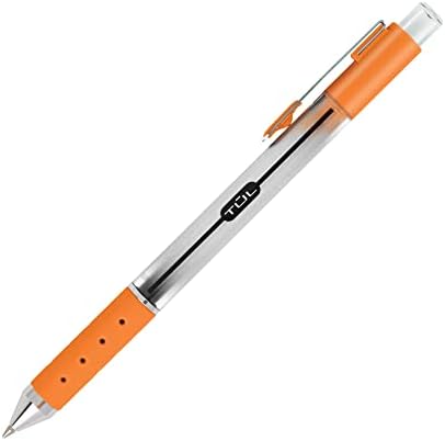 TUL WHJJK Retractable Gel Pens, Bullet Point, 0.7 mm, Gray Barrel, Assorted Standard and Bright Ink Colors, Pack of 14, SG_B01NBW93N6_US