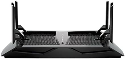NETGEAR Nighthawk X6 Smart Wi-Fi Router (R8000) - AC3200 Tri-band Wireless Speed (Up to 3200 Mbps) | Up to 3500 Sq Ft Coverage & 50 Devices | 4 x 1G Ethernet and 2 USB ports | Armor Security