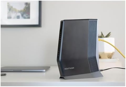 NETGEAR CAX80-100NAR Nighthawk AX6000 6Gbps DOCSIS 3.1 WiFi 6 Cable Modem - Certified Refurbished
