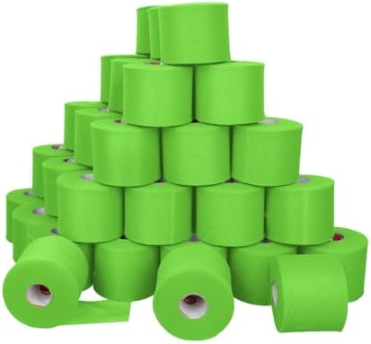 Cramer Tape Underwrap, Bulk Case of 48, Bright Green Rolls, Non-Latex Sports Prewrap to Protect Skin, Use Under Athletic Tape for Taping, Secure Pads & Ice Packs, 2.75" x 30 Yards